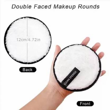 Glamezone Cotton pads for Face Reusable Makeup Remover Facial Cleansing Makeup Remover