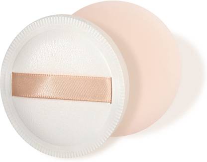 KIRA Round Shape Makeup Puff With Strap, Cosmetic Foundation Blender Sponge (Beige)