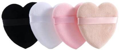 Cosluxe Heart Shape Makeup Sponge Puff - Round and Triangle Design for Cream
