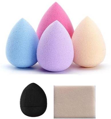 Gonegal Professional Makeup Blender For Blending Face With Square & Finger Puff