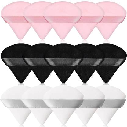 BH STUDIO PRO Triangle Makeup Sponge 15 Pcs Beauty Air Cushion Powder Puff Makeup Tool Sponges