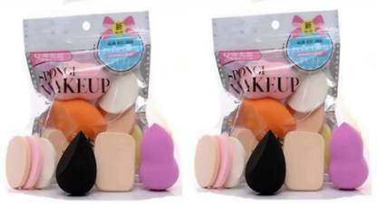 SUBHMUN Makeup sponge 6 in 1 family pack blander pack of 2