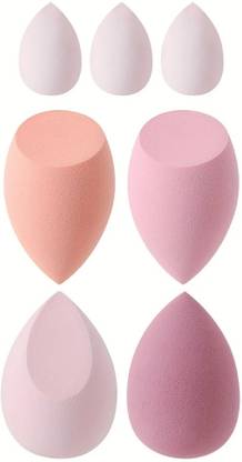 My Colors 7 in 1 professional 4 big and 3 mini beauty blender puff set