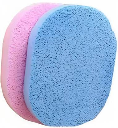 Glamezone 2pcs Facial Natural Soft Cleansing Sponge
