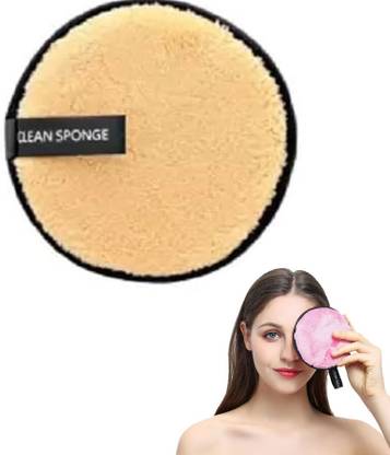 Dazzle Beauty Makeup Removing Reusable Facial Sponge Flocking Pad Make Up Removing Tool