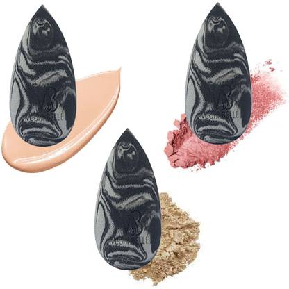 Veoni Belle Set of 3 SUPER soft latex free Makeup Beauty Blender