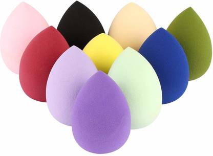 vnz 10 Pcs Makeup Sponge Set Beauty Sponge Blender Makeup