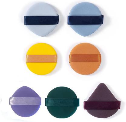 EZELFLOW BEAUTY Makeup Sponge, Total Coverage Sponge, Latex-Free Foundation Round Sponge 7 Pcs