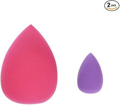 Ziba Get Your Glam Waterdrop Style Sponge Foundations Makeup Tools - Pack of 2