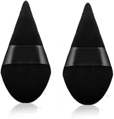 BELLA HARARO 2 Pc Makeup Puff Soft Powder Sponge Foundation Powder Triangle Sponge with Strap