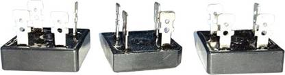 Delcot 3514 35AMP Single Phase 4 Pins Silver Plated Bridge Rectifier Set of 3 nos Pulse Generator