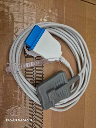 Compatible Spo2 Probe (Adult Silicon) with GE B20, GE B30, GE B40 Pulse Generator