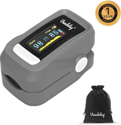 Vandelay SpO2 Pulse Oximeter Fingertip - Blood Oxygen Meter SpO2 & Pulse Monitor - FDA, CE Pulse Oximeter