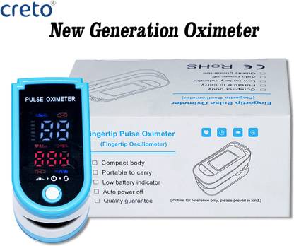 CRETO Heart Rate and SpO2 Level Oxygen Meter Pulse Oximeter