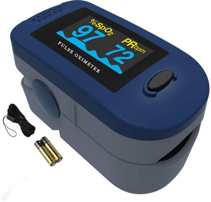 EASYPULSE Fingertip Pulse Oximeter For BP Saturation/Blood Oxygen Monitor/O2 Finger Pulse Oximeter