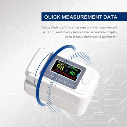 kiaan enterprises Portable Digital Fingertip Oximeter Oxygen Saturation Heart Rate Monitor Pulse Oximeter