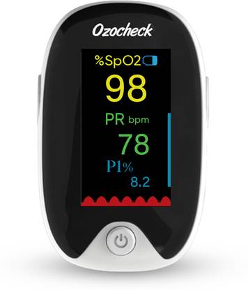 Ozocheck Fingertip Pulse Oximeter | One Button Operation | Battery Indicator| OLED Screen Pulse Oximeter