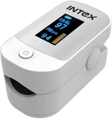 Intex Oxisure IT-OX02 Oxygen Saturation Monitor, Heart Rate and SpO2 Levels Pulse Oximeter