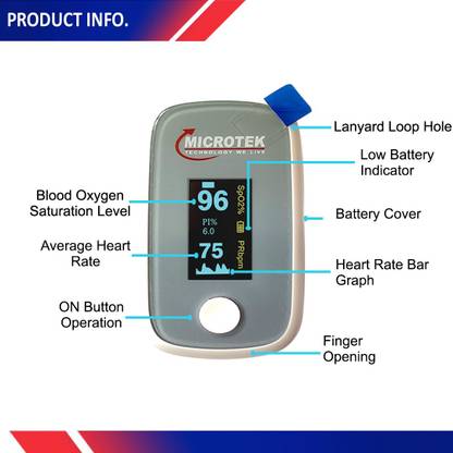 Microtek FINGER-TIP PULSE OXIMETER Pulse Oximeter