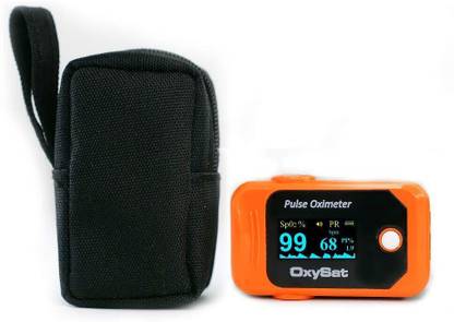 MCP Oxysat Finger Tip Pulse Oximeter with SpO2, Perfusion Index and Pulse Rate Pulse Oximeter