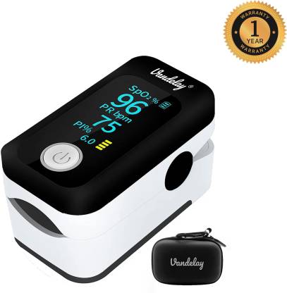 Vandelay Pulse Oximeter Digital Fingertip AOJ-70A - Blood Oxygen SpO2 & Pulse Monitor FDA & CE Pulse Oximeter