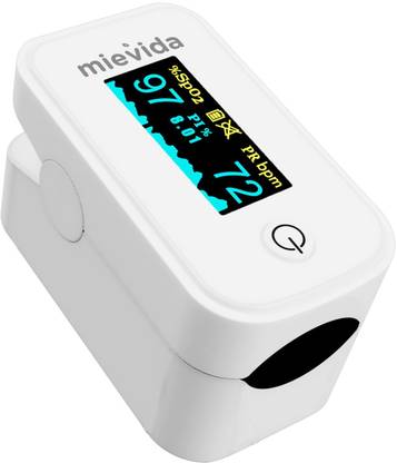Mievida Pulse Oximeter with LED Display and Auto Power off Feature (FDA & CE Approved) Pulse Oximeter