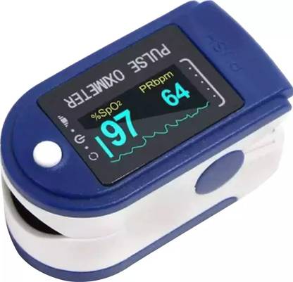 PulseFingerTip Heart Pulse Rate Monitor & Oxygen Saturation Level SPO2 Checker Pulse Oximeter