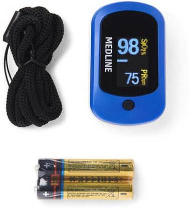 Medline Soft-Touch Finger Tip Oximeter OLED display with 7 viewing modes Pulse Oximeter