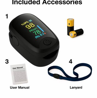 Aman Med Fingertip Pulse Oximeter Premium OLED B1 Pulse Oximeter