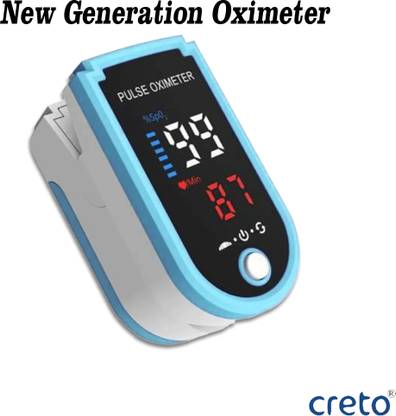 CRETO Oximeter with Oxygen-Saturation Monitor (SPO2) Fingertip Pulse Oximeter