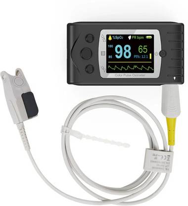Dr Diaz Hand Held CMS-60C Pulse Oximeter | Color TFT Display | Pulse Sound Indication Pulse Oximeter