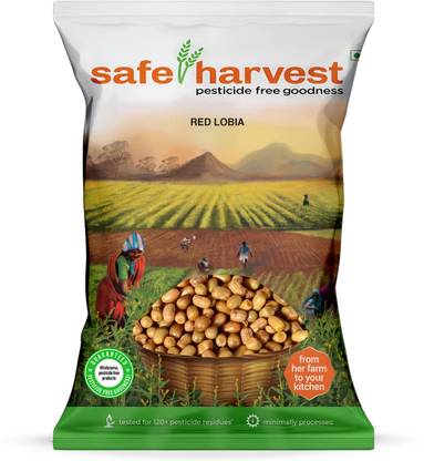 safe harvest Red Lobia (Whole) (Pesticide Free)