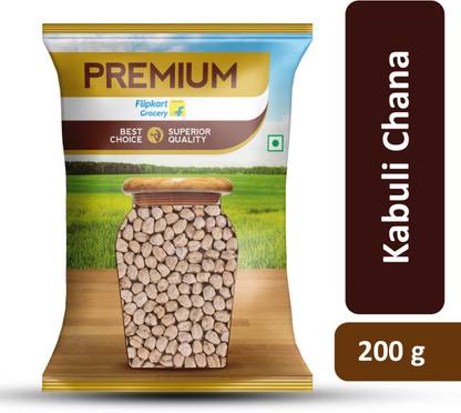 Premium Unpolished Kabuli Chana (Whole) by Flipkart Grocery