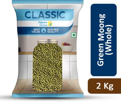 Classic Moong Dal (Whole) by Flipkart Grocery