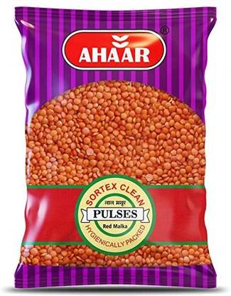 Ahaar Organic Red Masoor Dal (Whole) (Whole Pulses, Whole Masoor Dal)