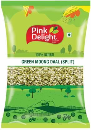 Pink Delight Green Moong Dal (Split) (Dry & Unpolished)