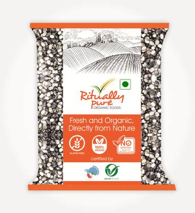 Ritually Pure Organic Black Urad Dal (Split/Chilka)