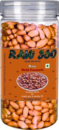 RAW 360 Raw Peanut (Whole) (Raw Groundnuts without skin)
