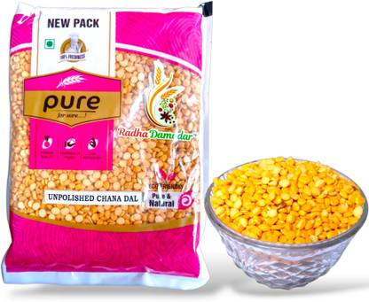 Radha Damodar Organic Yellow Chana Dal (Split)