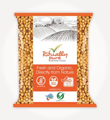 Ritually Pure Organic Soya Bean (Whole) (Soyabean Dana)