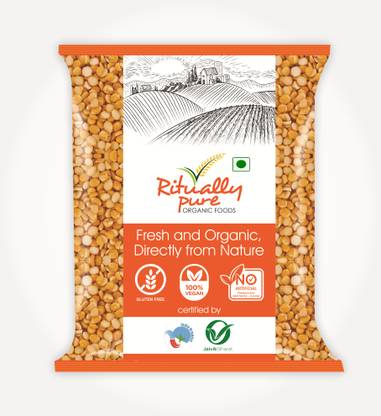 Ritually Pure Organic Yellow Chana Dal (Split) (Dry & Unpolished)
