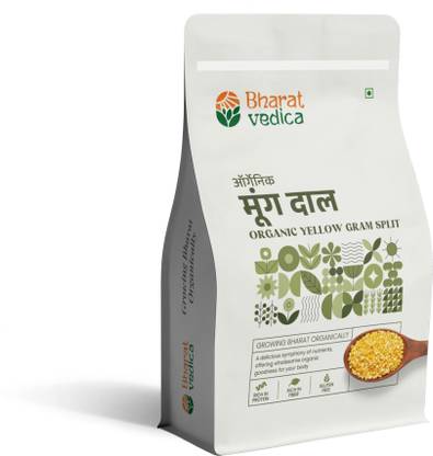 Bharat Vedica Organic Moong Dal (Split/Chilka)