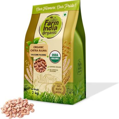 Farm India Organic Rajma Chithra (Whole)