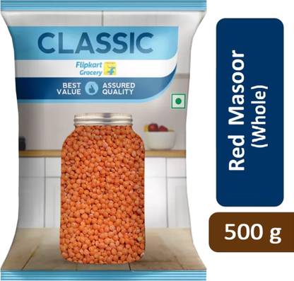 Classic Masoor Dal (Whole) by Flipkart Grocery