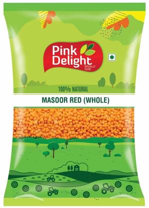 Pink Delight Red Masoor Dal (Whole) (Dry & Unpolished)