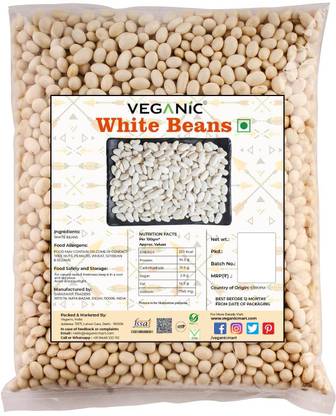 Veganic White Lima Beans (Whole)