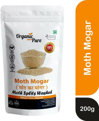 Organic and Pure Brown Mot Matki (Split)