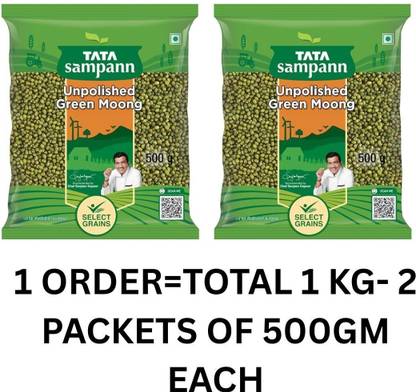 Tata Sampann Green Moong Dal (Whole)