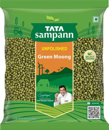 Tata Sampann Green Moong Dal (Whole)