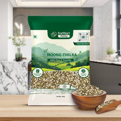 FarMart Green Moong Dal (Split/Chilka)